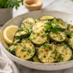 Courgettes Air Fryer faciles et fondantes
