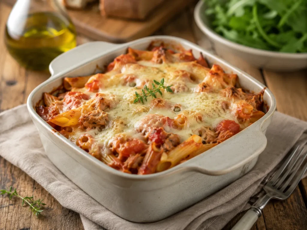 Gratin de pâtes au thon Air Fryer