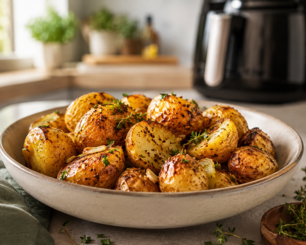 Pommes de terre grenaille Air Fryer croustillantes